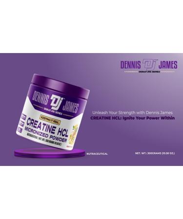 DENNIS JAMES Creatine HCL - Micronized Powder 150 Servings 300g | Fruit Punch Flavor | Premium International Shipping - Buy Online on GoSupps.com