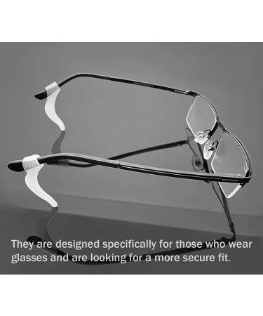 PTSLKHN Soft Silicone Eyeglass Ear Hooks  10 Pairs of Non-Slip Eyeglasses Ear Grips for Glasses  Sunglasses  Reading Glasses Clear - Buy Online on GoSupps.com