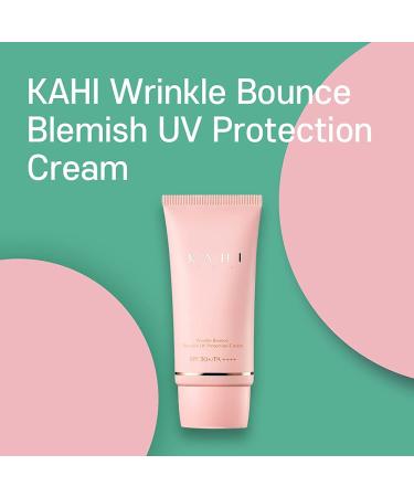 KAHI Wrinkle Bounce Blemish Essential Suncream SPF50+ PA++++ (1.69fl.oz) | Anti-Aging Sunscreen - Buy Online on GoSupps.com
