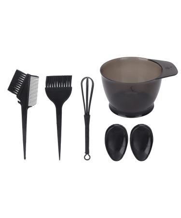 6pcs Hair Dyeing Kit Professional Hair Tint Bowl Dyeing Brush Ear Cover Mixing Tool for Home Salon
