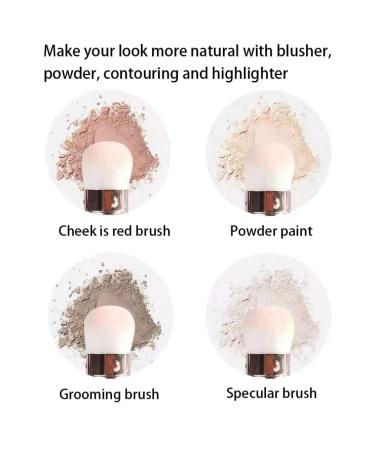 Retractable Makeup Brush | Portable Face Blush Powder Brush for Travel - Best eCommerce Deals - Buy Online on GoSupps.com