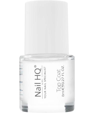 Nail HQ Essentials Top Coat - Clear Nail Treatment 8ml - Buy Online on GoSupps.com