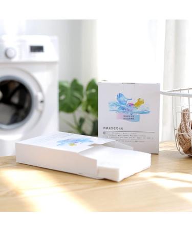 minkissy 3 Boxes Washing Paper Laundry Supplies Practical Color Paper Laundry Paper Laundry Products White Family Pack Clothes - Buy Online on GoSupps.com