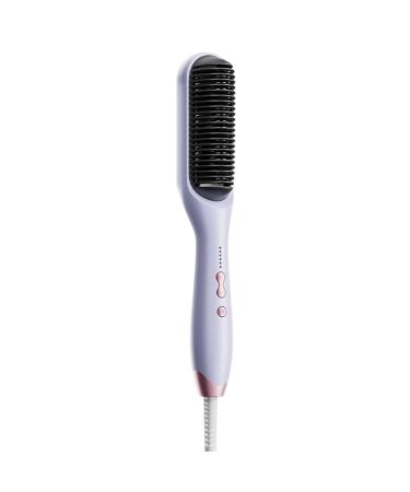 Anti Scald Hair Brush - Portable Hair Straightener Comb | Fast Heating Straightener Hair Comb | Hair Straighten Brush | Hair Straightener Comb Electric Hair Straightener Brush for Men and Women
