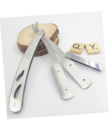 Beavorty Stainless Steel Hairdresser Razor & Mustache Scissors Set - Precision Trimming Tools for Men - Buy Online on GoSupps.com