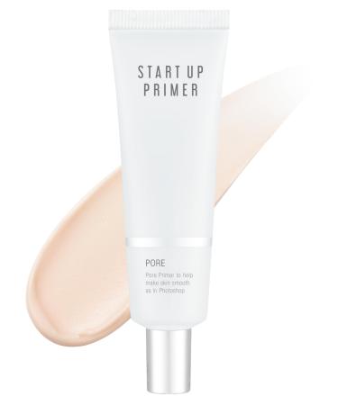 A'PIEU Start Up Pore Primer - Pore Minimizer and Oily Skin Control Formula - Lightweight Non-Sticky Hydrating Wrinkle Filler with Soothing Herbal Extracts