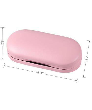 Mudor 2-in-1 Contact Lens Container & Travel Set - Double-Sided Design with Tweezers | Perfect for Contacts & Glasses | Pink - Buy Online on GoSupps.com