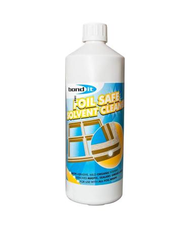 Bond-It foil safe solvent cleaner for uPVC woodgrain door window and conservatory frames 1 Litre