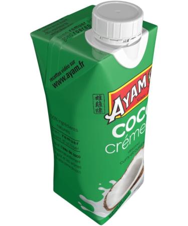 AYAM Coconut Cream | 100% Natural Ingredients | 99% Coconut | Boosted with Coconut Water | High Quality | Plant Milk | Lactose Free | Gluten Free | Convenient Pack - 330ml - Buy Online on GoSupps.com