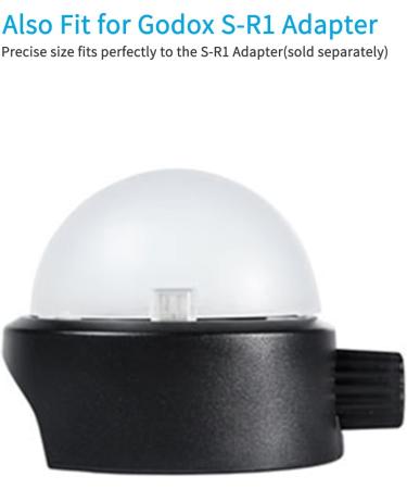 Godox AK-R11 Diffuser Dome for V1 Round Head Flash - Compatible with AD100Pro / H200R - Buy Online on GoSupps.com