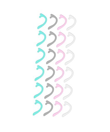 Gleavi 12 pairs ear protection tape hook for ear straps ear hook hook hooks on the earplug extension hooks for earlick ear extensions adjustable ear bar head strap mask 5x3cmx3pcs