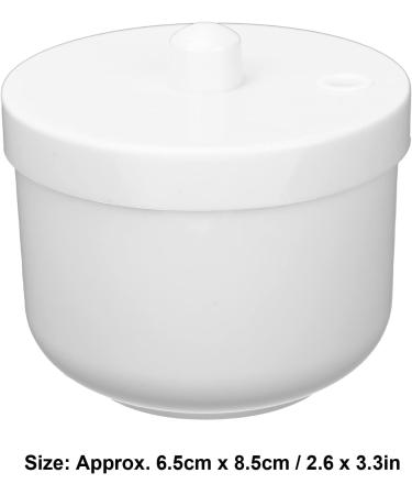 Portable Nail Art Cleaning Box Manicure Tools Cleaning Container Nail Art Tool Cleaning Cup for Nail Art Tool(white) - Buy Online on GoSupps.com