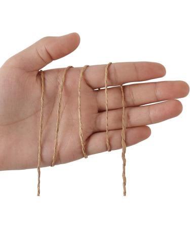 Tenn Well Natural Paper String - 328 Feet 2mm Twisted Raffia Ribbon for Gift Wrapping, Crafting, Packing - Eco-Friendly Material for Crocheting - Buy Online on GoSupps.com