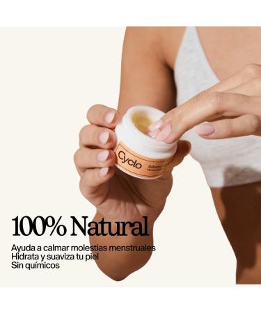Baume menstruel Cyclo | Formule 100 % naturelle pour soulager les douleurs menstruelles | 15 ml - Buy Online on GoSupps.com