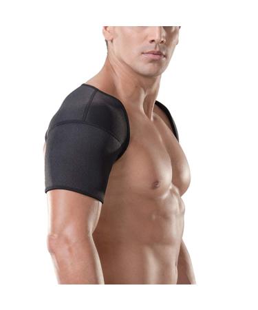 Artibetter SBR Double Shoulder Support for Women Men Rotator Cuff Adjustable Shoulder Support for Shoulder Pain Relief Joint Subluxation (Size L)