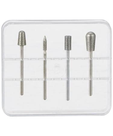 Bausch 1749 Diamond Milling Cutter Set - 4 Diamond Attachments for Manik r & Pedicure | Ultimate Nail & Foot Care Tools - Buy Online on GoSupps.com