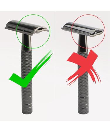 Meiyan Durable Stainless Steel Safety Razors - Replaceable & Reusable Double-Sided Blades for Smooth Shaving | International Shipping Available - Buy Online on GoSupps.com
