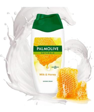 Colgate Palmolive Co Palmolive Shower Gel Naturals Honey & Milk 6 x 250 ml cream shower with honey and milk extracts - Buy Online on GoSupps.com