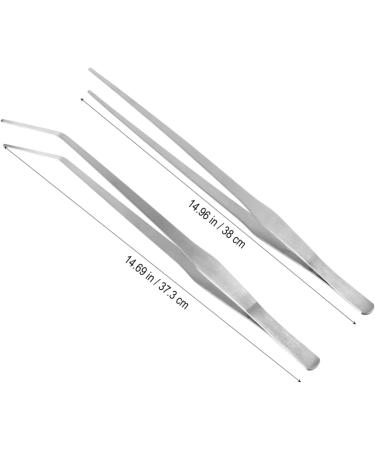 MipCase 6-Piece Set - 38cm Curved Aquarium Tweezers for Aquatic Plants | Precision Tools for Plant Care - Buy Online on GoSupps.com