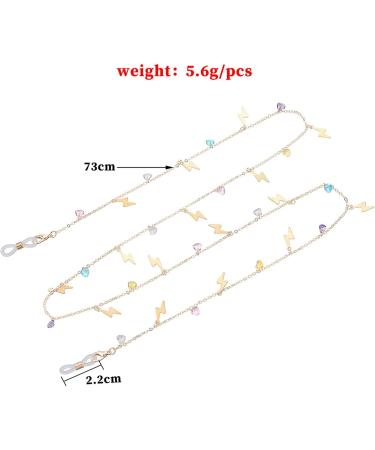 SBTRKT 5-Piece Alloy Eye Chain - Durable Non-Slip & Easy to Carry for Sunglasses | Fall-Proof Design | International Shipping - Buy Online on GoSupps.com