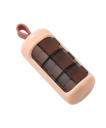 Tablet box Pill dose Pill dose Small for on the go pill box for vitamins good tight power maintaining medical properties.(Cherry blossom powder)