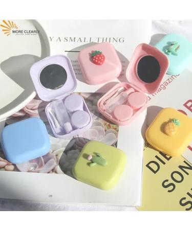 Shop Kchycv Purple Grape Sweet Contact Lens Etui - Portable Eye Care Set & Organizer for Women - Buy Online on GoSupps.com