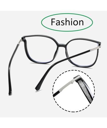 Buy Stylish Big Cat Eye Reading Glasses for Women - Anti-Blue Light Computer Readers in Gray (2.0x) - Comfortable & Fashionable - Buy Online on GoSupps.com