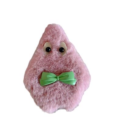 hgnxa Cartoon Animal Hair Clips Soft Hair Clips Cute Hairgrip Hair Barrettes Plush n Slip Hair Clamps Barrettes Big pink star