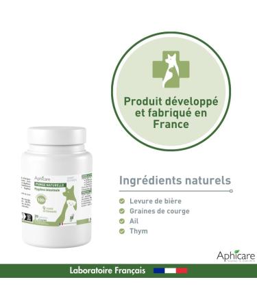 APHICARE - Intestinal hygiene - Intestinal comfort - 20 capsules - Brewer's yeast - 3 plant extracts - Food supplement - Dog and puppy - Made in France - Buy Online on GoSupps.com