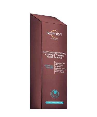 Biopoint Self-Tanning Body & Legs Elisir of Sun - 150ml | Pack of 6 | Perfect Bronze Glow for All Skin Types - Buy Online on GoSupps.com