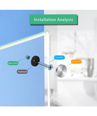 Qtynudy Stainless Steel Mirror Nail Decorative Cap Advertising Nail Screw Cap Cap Acrylic Fixed Glass Replacement - Buy Online on GoSupps.com