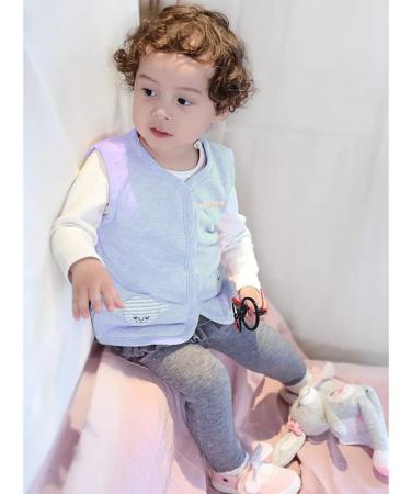 XYIYI Baby Warm Cotton Vest 9-12 Months Blue - Infant Toddler Padded Waistcoat - Buy Online on GoSupps.com
