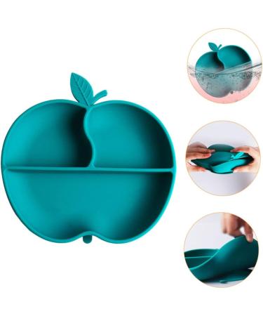 TOYANDONA Silicone Dinner Grid Tableware for Kids - Reusable Anti-fall Training Plate with Suction for Mess-free Eating - Buy Online on GoSupps.com