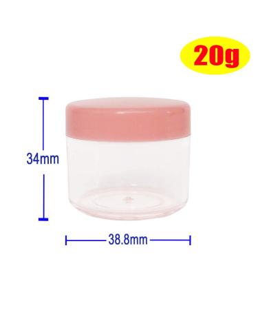 Greatforu 20-Pack 20g Makeup Jars & Empty Tin Containers for Cosmetics Lip Balm Creams & Lotions - Ideal for Ointments & Powders - Buy Online on GoSupps.com