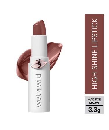 Wet n Wild Megalast Lipstick - Long-Lasting Moisturizing Glossy Formula with Coenzyme Q10 & Vitamins A & E - Mad for Mauve Shade - International Shipping Available - Buy Online on GoSupps.com