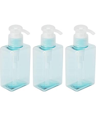 Buy Transparent Blue Pump Bottle - Ideal for Family Friends Travel & Vacation | Fast International Shipping - Buy Online on GoSupps.com