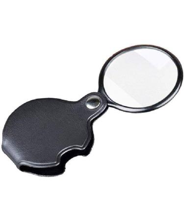 Portable Round Small Convenient Magnifier 10x Mini Foldable Leather Pocket Magnifier with Black Case Made in China - Buy Online on GoSupps.com