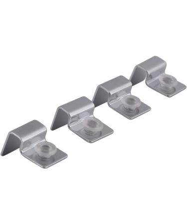 Zerodis 4pcs Stainless Steel Fish Glass Cover Support Bracket Aquarium Cover Glass Clip Holder Lid Bracket Fish Protection(6mm) - Buy Online on GoSupps.com