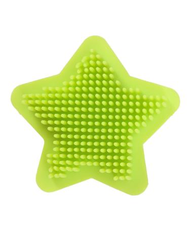 Healvian Hair Scrubber Shampoo Scrubber Shower Brush for Body Baby Hair Comb Soft Massage Newborn Brush Comb Bathing Scrubber Silicone Shower Brush Shower Scrubber Bath Brush Take a Bath 1PCS Green