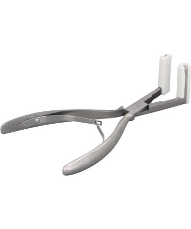 Tape in Hair Extensions Plier Hair Extensions Plier Silvery Stainless Steel Flat Surface Sealing Hair Extension Tools for Women Hair Extension Tools - Buy Online on GoSupps.com