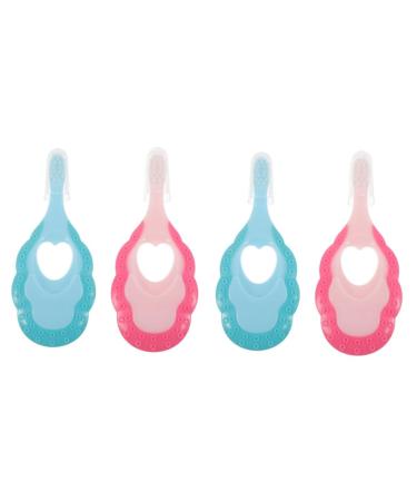 Beaupretty 4 pieces baby toothbrush massage travel toothbrush for children toothbrush for children toothbrush toddler girls brushing teeth toothbrush for everyday use