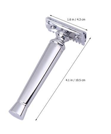 FARUTA Manual Shaver & Safety Beard Trimmer - Portable Hair Remover Tool for Home Salon (Silver) - Best for Smooth Grooming - Buy Online on GoSupps.com