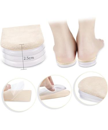 FOMIYES Height Increasing Insoles - Invisible Shoe Inserts for Added Height | Comfortable Heel Lift Inserts for Men & Women - Buy Online on GoSupps.com