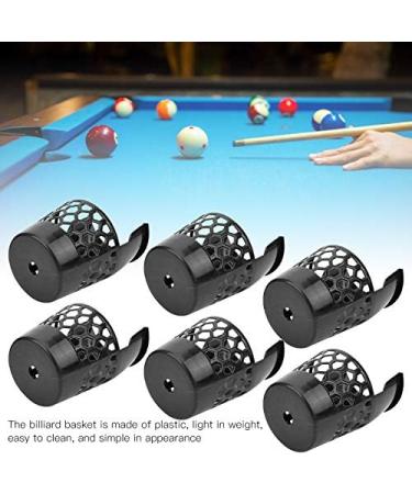 VGEBY Billiard Pockets - 6Pcs Plastic Pool Table Web Baskets Drop Net Bag Accessory - Buy Online on GoSupps.com