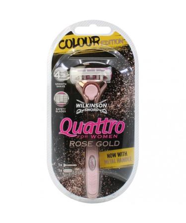 Wilkinson Quattro For Women Razor Rose Gold