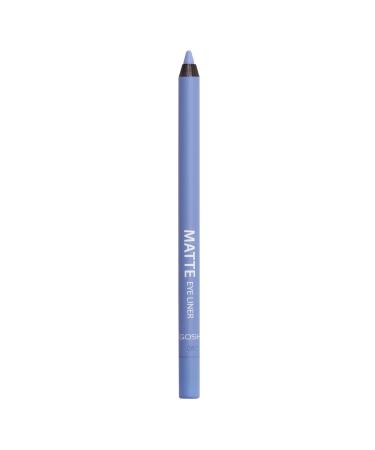 Gosh matte eyeliner in bright light blue I creamy soft texture for simple application I high opacity ideal for smokey eyes i perfect to mascara i vegan & perfume -free i 006 ocean manure 006 ocean manure 1 piece (1 Pack)