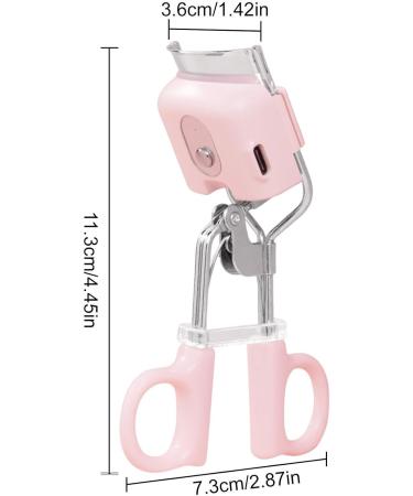 Rechargeable Electric Eyelash Curler - 3 Temperature Modes Long Lasting Perfect for All Eye Shapes - Pink - Buy Online on GoSupps.com