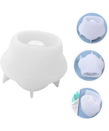 NUOBESTY 1pc Container Crystal Handmade Ornament Molds Storage Epoxy Accessories Moulds DIY Making Silicone White 8.3X5X7.4CM - Buy Online on GoSupps.com
