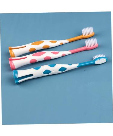 Minkissy 6 Pack Kids Toothbrush Set - Safe Baby & Child Travel Toothbrushes with Rubber Protection for Gentle Cleaning - Buy Online on GoSupps.com
