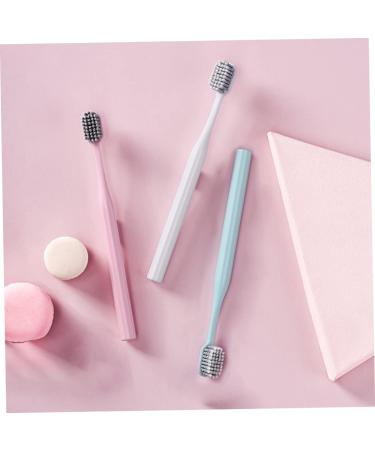 FRCOLOR Ultra-Fine Soft Toothbrushes Set - 3pcs Extra Soft Bristles for Sensitive Teeth - Gentle Manual Toothbrushes in Macaron Colors - Buy Online on GoSupps.com